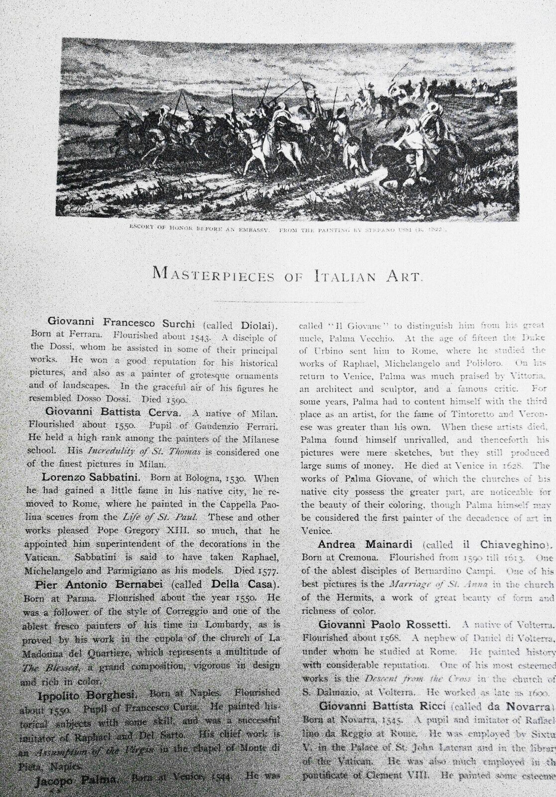 The Masterpieces Of Italian Art  Vol 5 - ca 1887