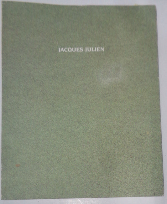 Jacques Julien : Brétigny-sur-Orge, Centre d'art-Espace Jules Verne 1995 catalog