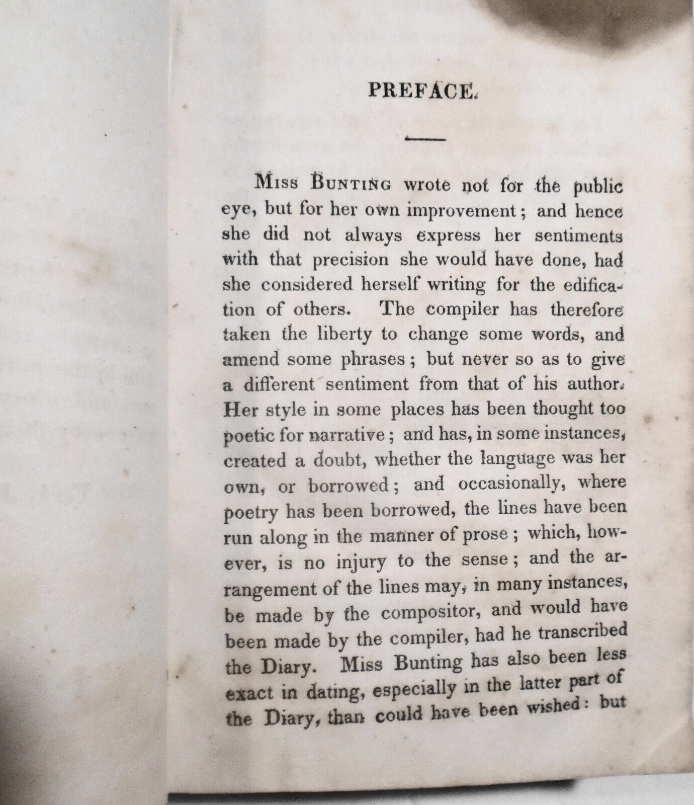 [Methodist women] 1833 Memoir, Diary & Letters of Hannah Syng Bunting by Merritt