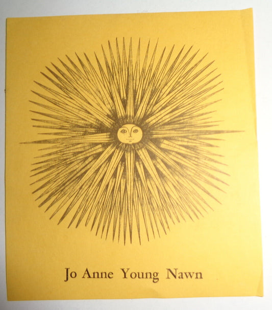 Jo Anne Young Nawn, Ex Libris Bookplate