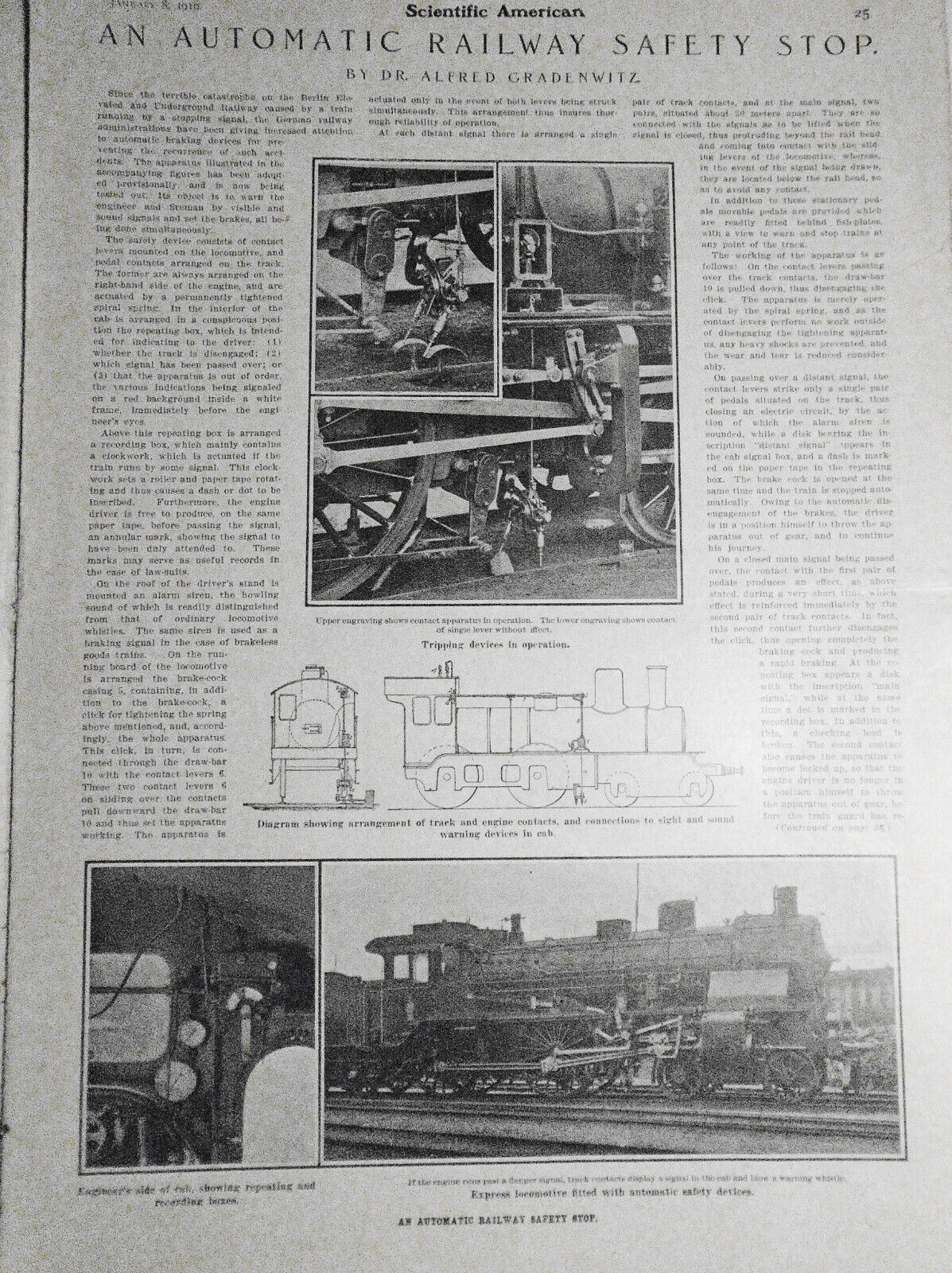 Scientific American January 8, 1910 - Complete Original Issue.
