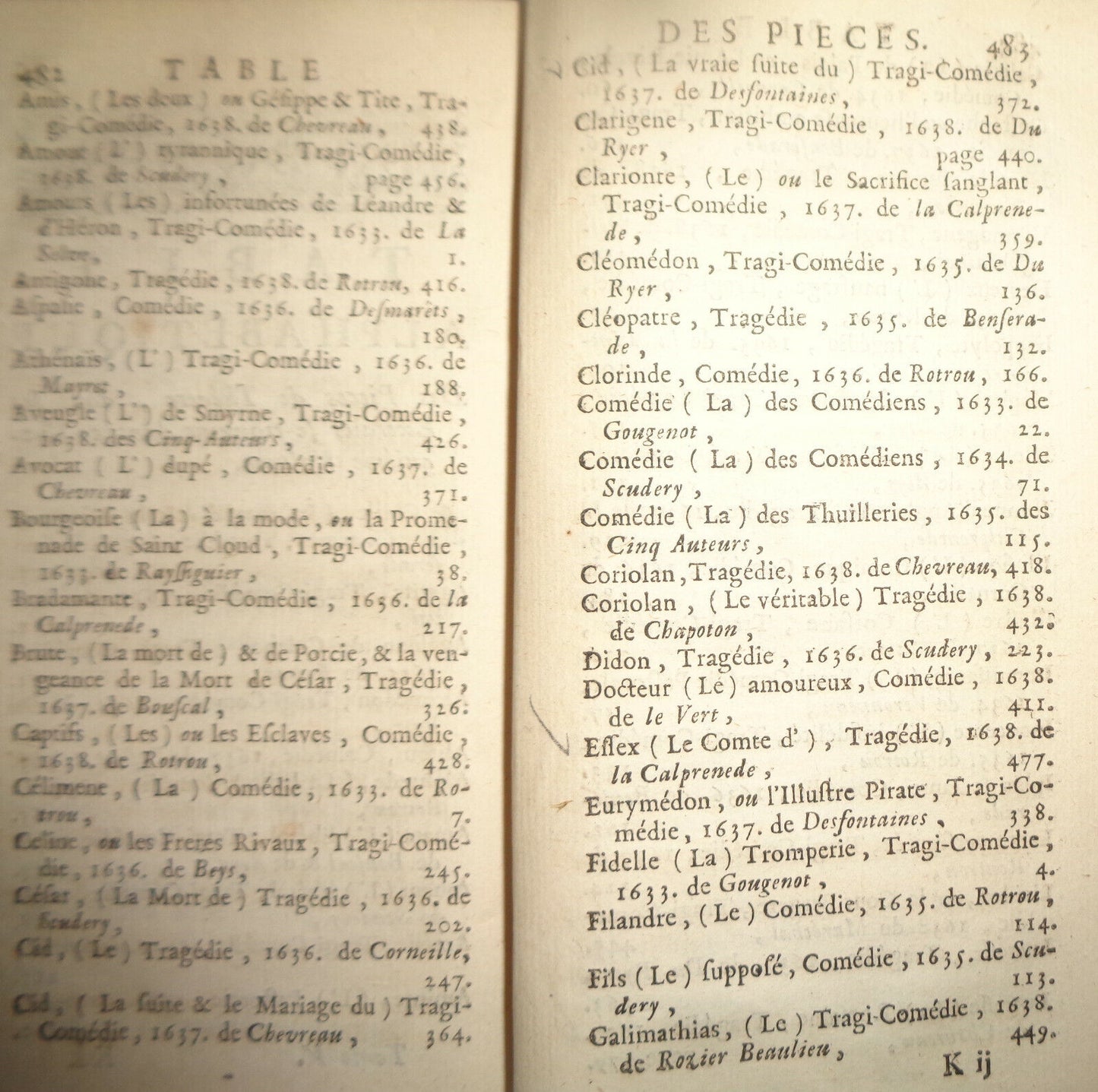 1745 Histoire Du Théâtre François Depuis Son Origine jusqu'à présent Tome Cinq