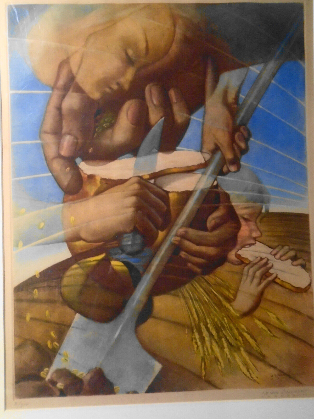 Jean-Dominique van CAULAERT (1897-1979) - SIGNED Poster No. 2 of 300.  31" X 26"
