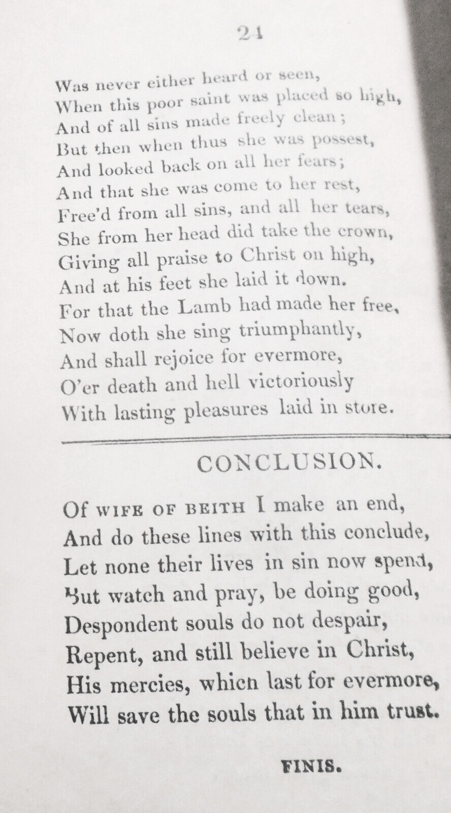 [Chapbook] The wife of Beith : being an allegorical dialogue [1847]