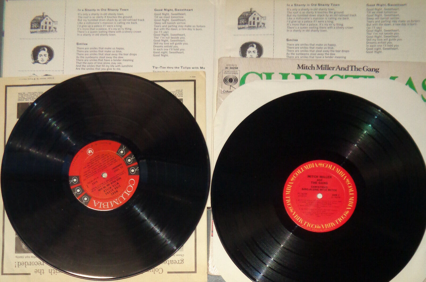 6 Sing Along With Mitch Miller & The Gang LPs Lot