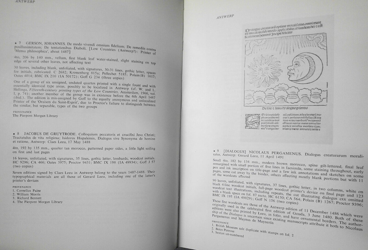 Fifteenth Century Books Illustrating the Spread of Printing. Christie's 1981