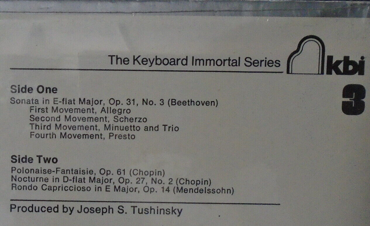 Keyboard Immortal Josef Hofmann LP : Plays Again - In Stereo --- **SEALED, NEW"*