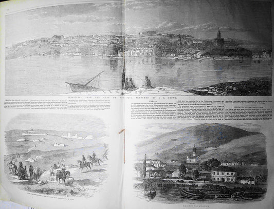 Sebastopol from the Quay of Fort Paul - Illustrated London News,