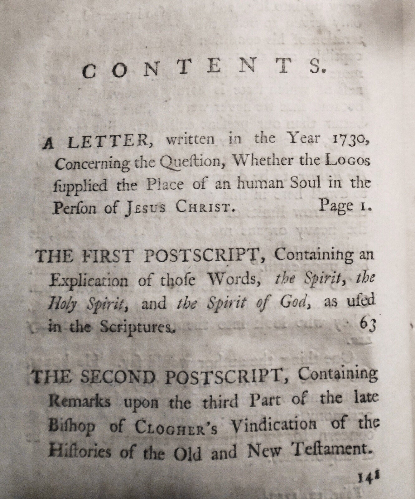 1788. A Letter Written in the Year 1730, by Nathaniel Lardner