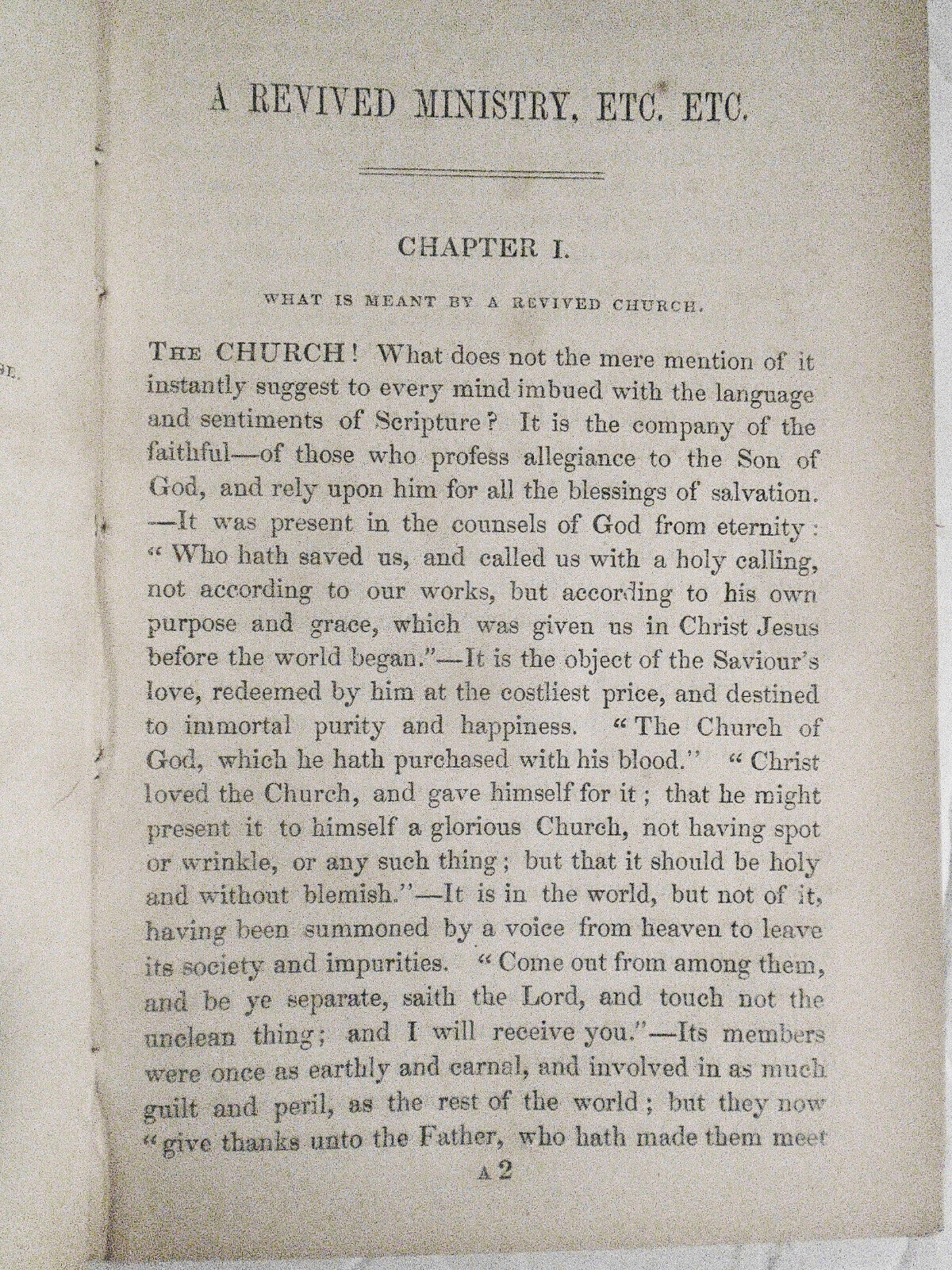 1846 A revived ministry our only hope for a revived Church - by One of the Least