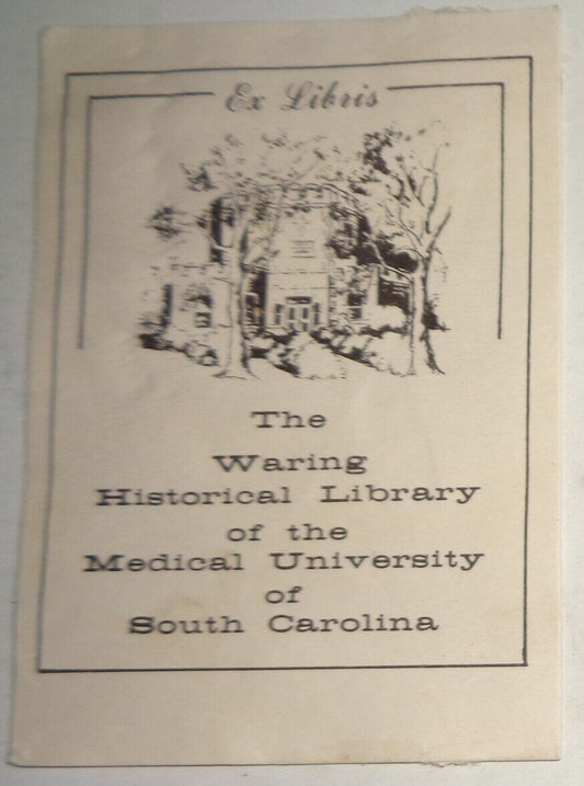 Waring Historical Library of the Medical University South Carolina, Bookplate