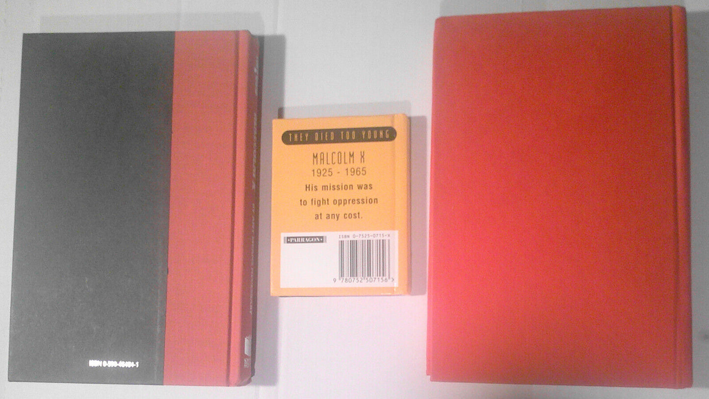 Malcolm X: 3 hardcovers lot; first editions. By Any Means Necessary, etc Fine/NF
