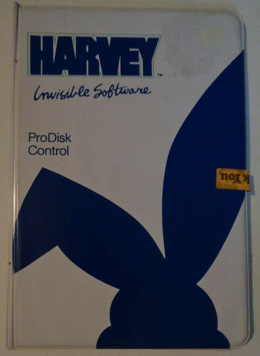 ProDisk Control, by Harvey Software. 1986. 5 1/4 inch IBM -- Unused