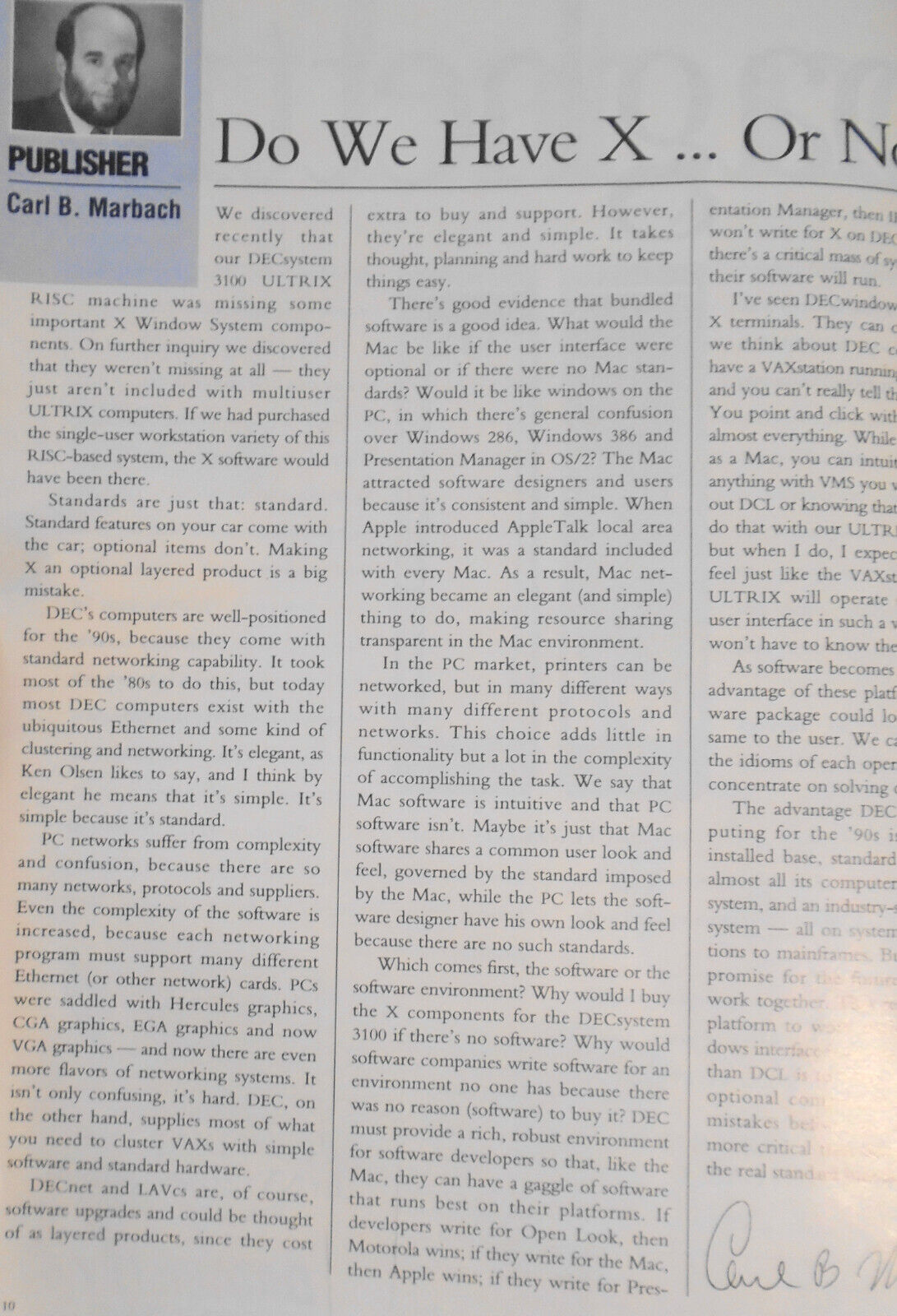 Dec Professional magazine May 1990. Hardware architecture [Digital Equipment Co]