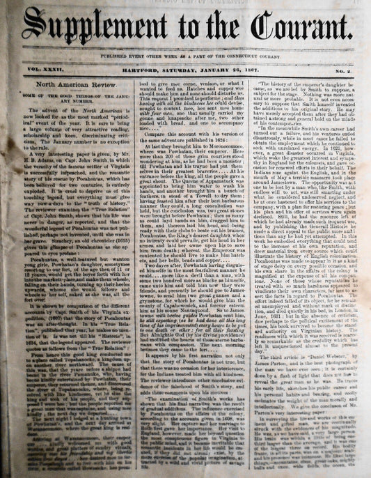 Supplement To Connecticut Courant, January 26, 1867 - Mr Nasby in North Carolina