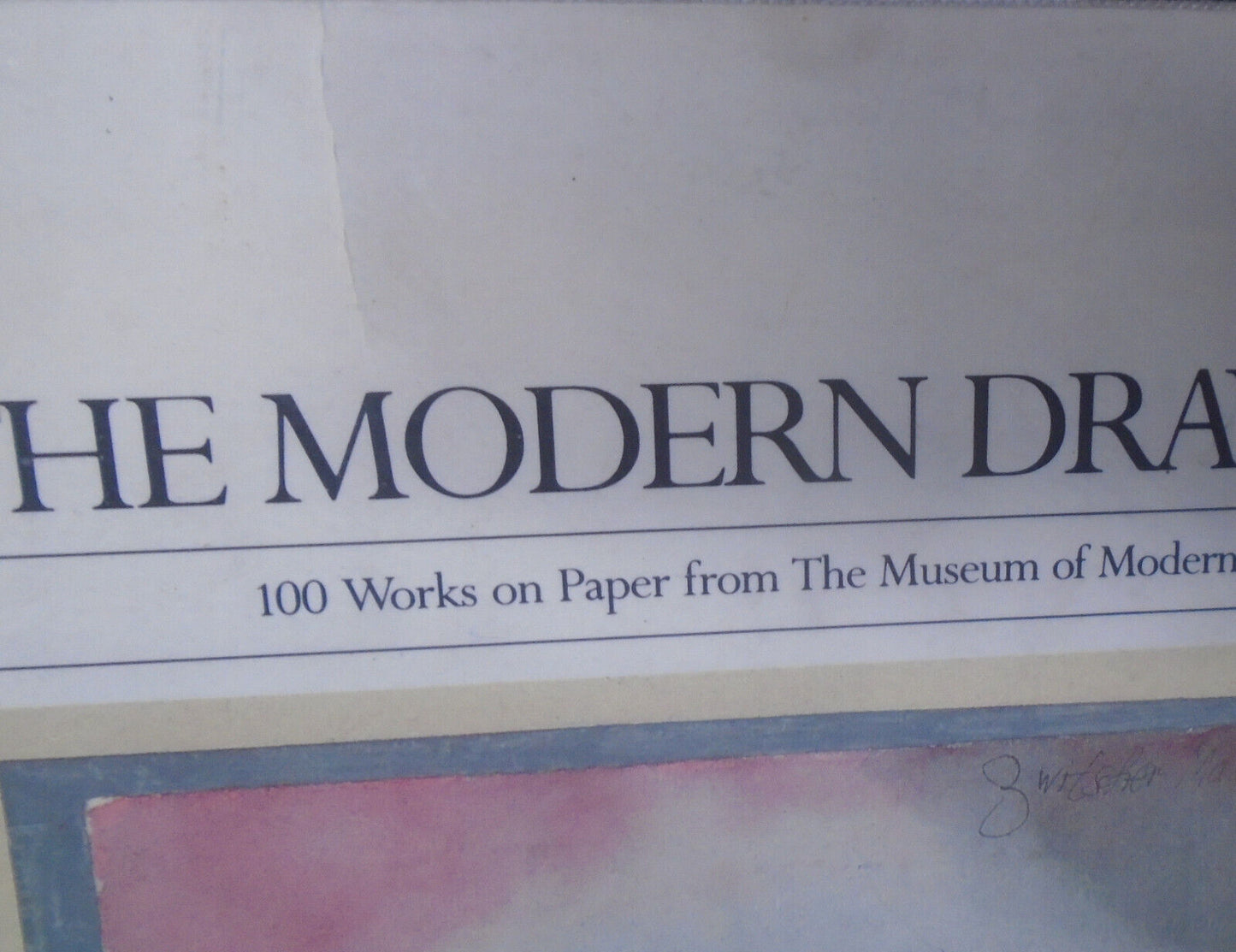 The Modern Drawing, by John Elderfield. Hardcover/DJ. 1983. 100 works from MOMA