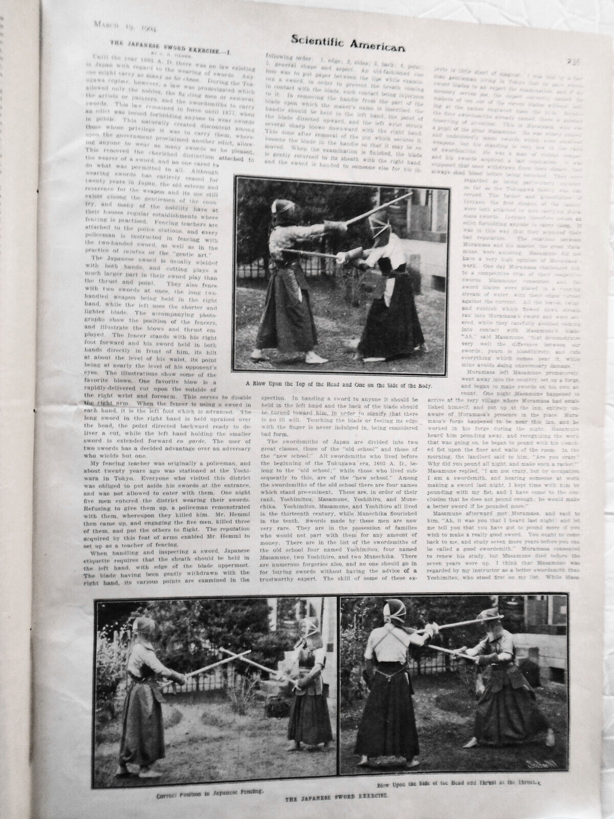 Scientific American March 19, 1904 -Eiffel wind experiments; Electricity at home