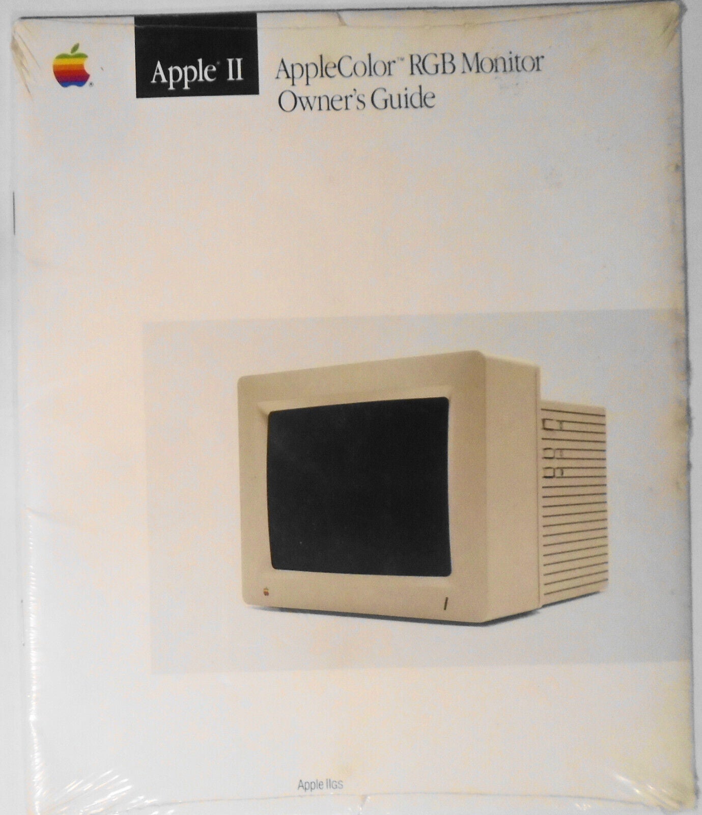 AppleColor RGB Monitor Owner's Guide (SEALED) + IIGS Memory Expansion Card Guide