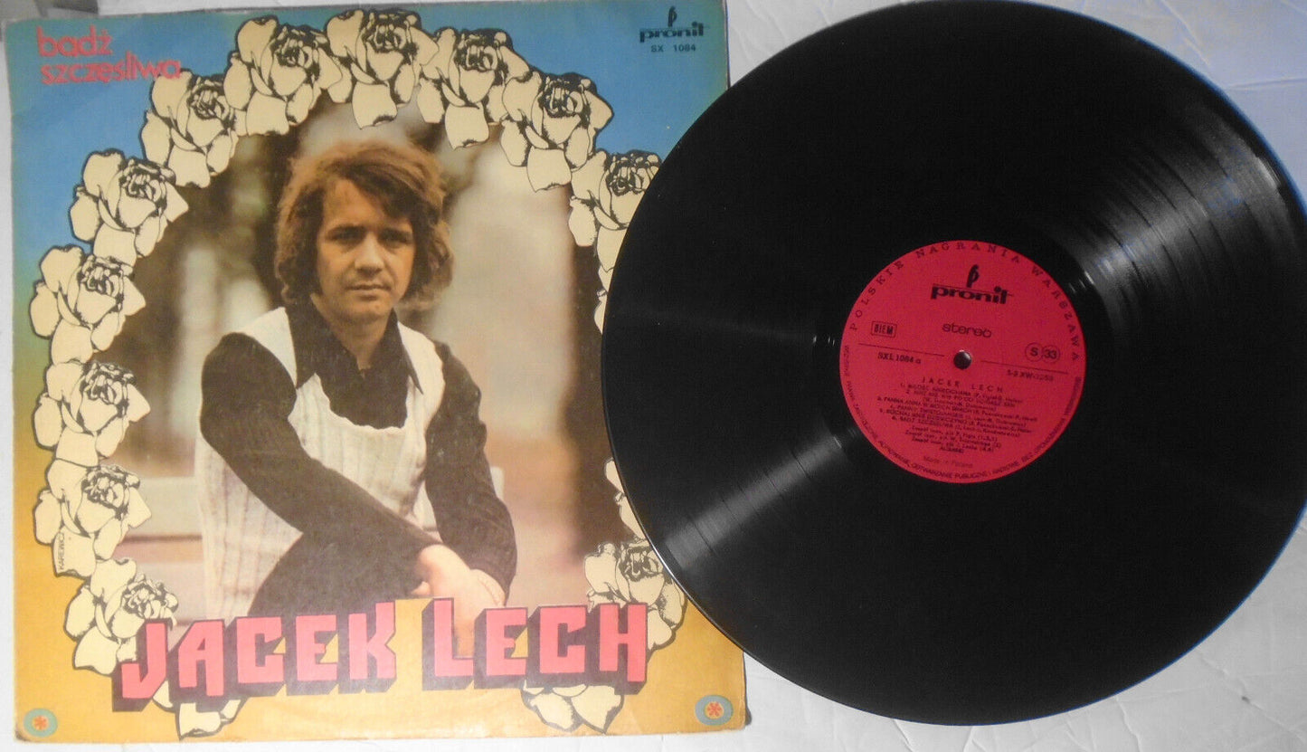 3 Polish vinyl LPs - Jacek Lech, Krzysztof Krawczyk, Music from Poland 1956-1961