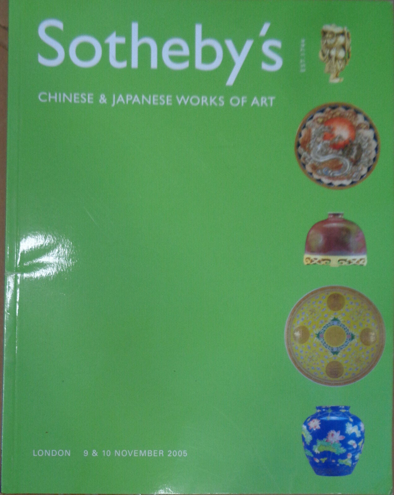 SOTHEBY’S London 9 & 10 November 2005 Chinese & Japanese Works of Art