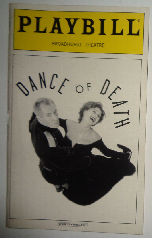 DANCE OF DEATH - PLAYBILL - OPENING NIGHT: OCTOBER 11, 2001
