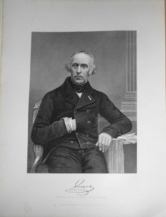 François Guizot - steel engraving - 1876 - Duyckinck Internationale Gallerie