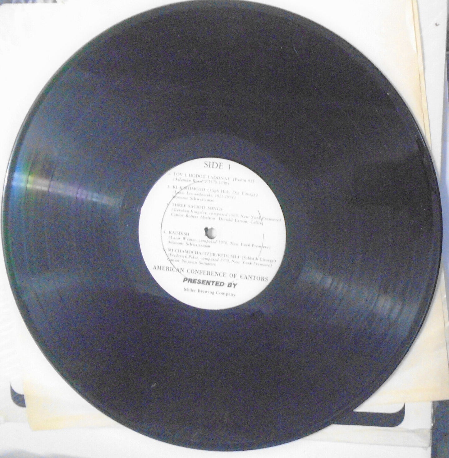 American Conference Of Cantors: Highlights Of 18 / "Chai-Life" Gala Concert LP