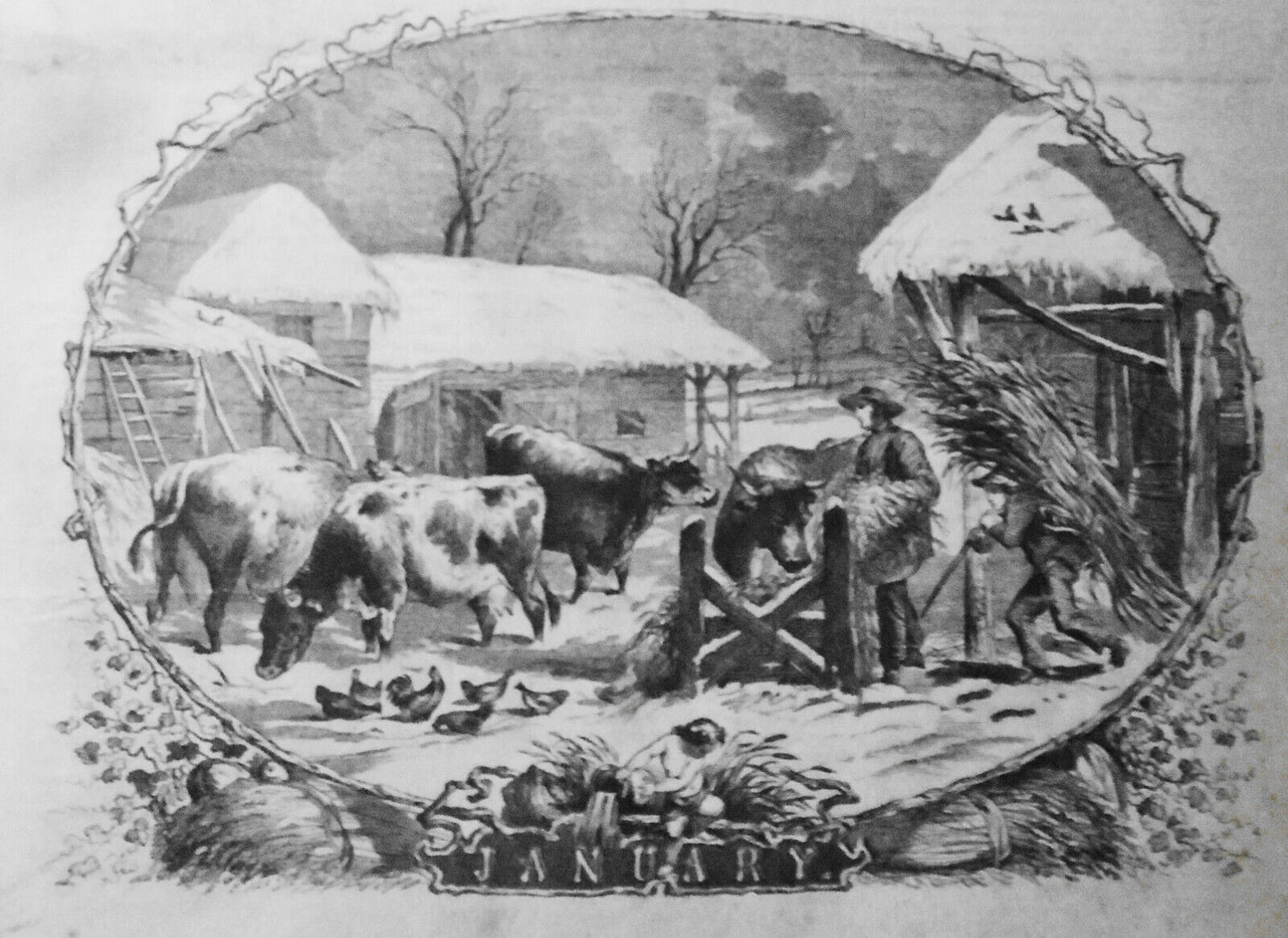 Gleason's Pictorial February 4, 1854 - Panoramic Represention of Crystal Palace