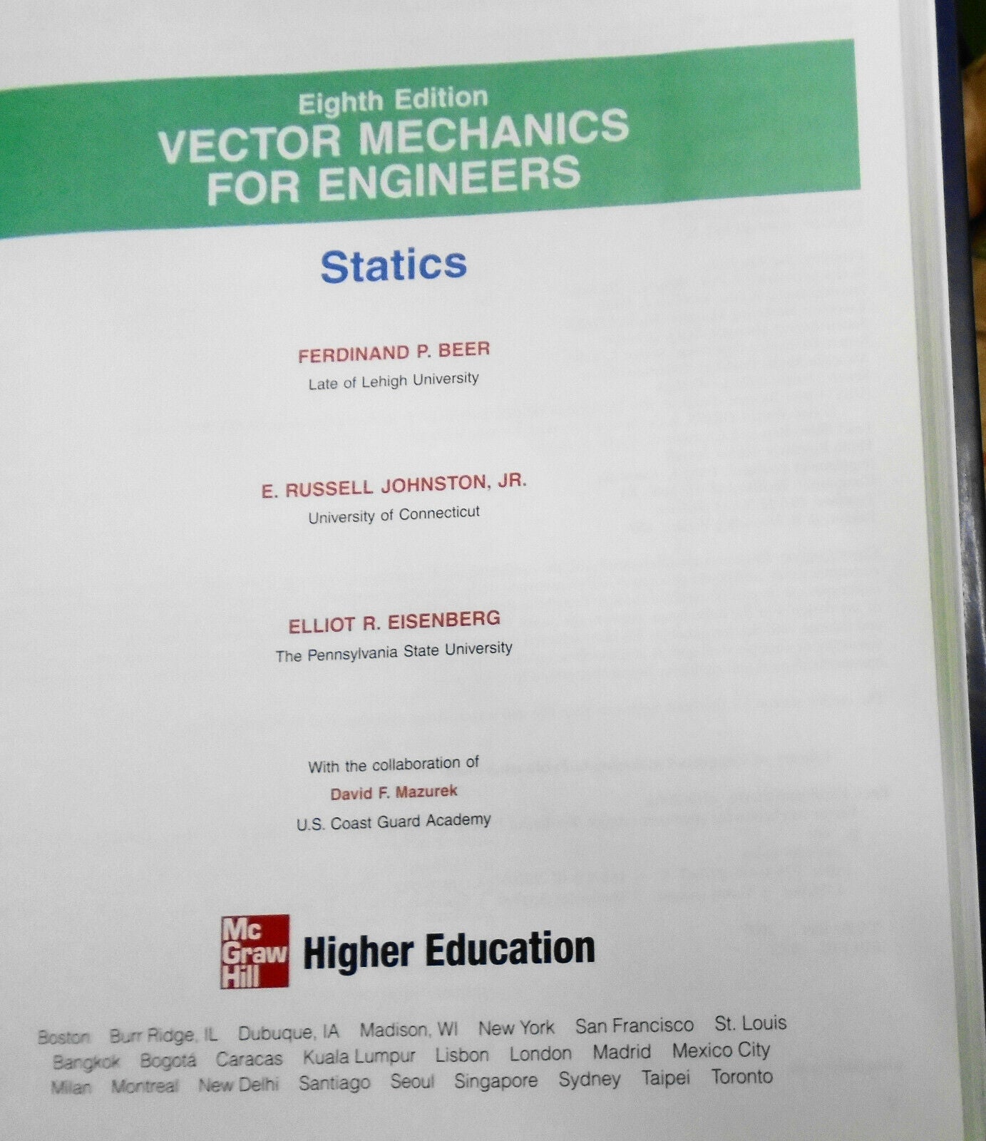 Vector Mechanics for Engineers: Statics, Vector Mechanics for Engineers:Dynamics