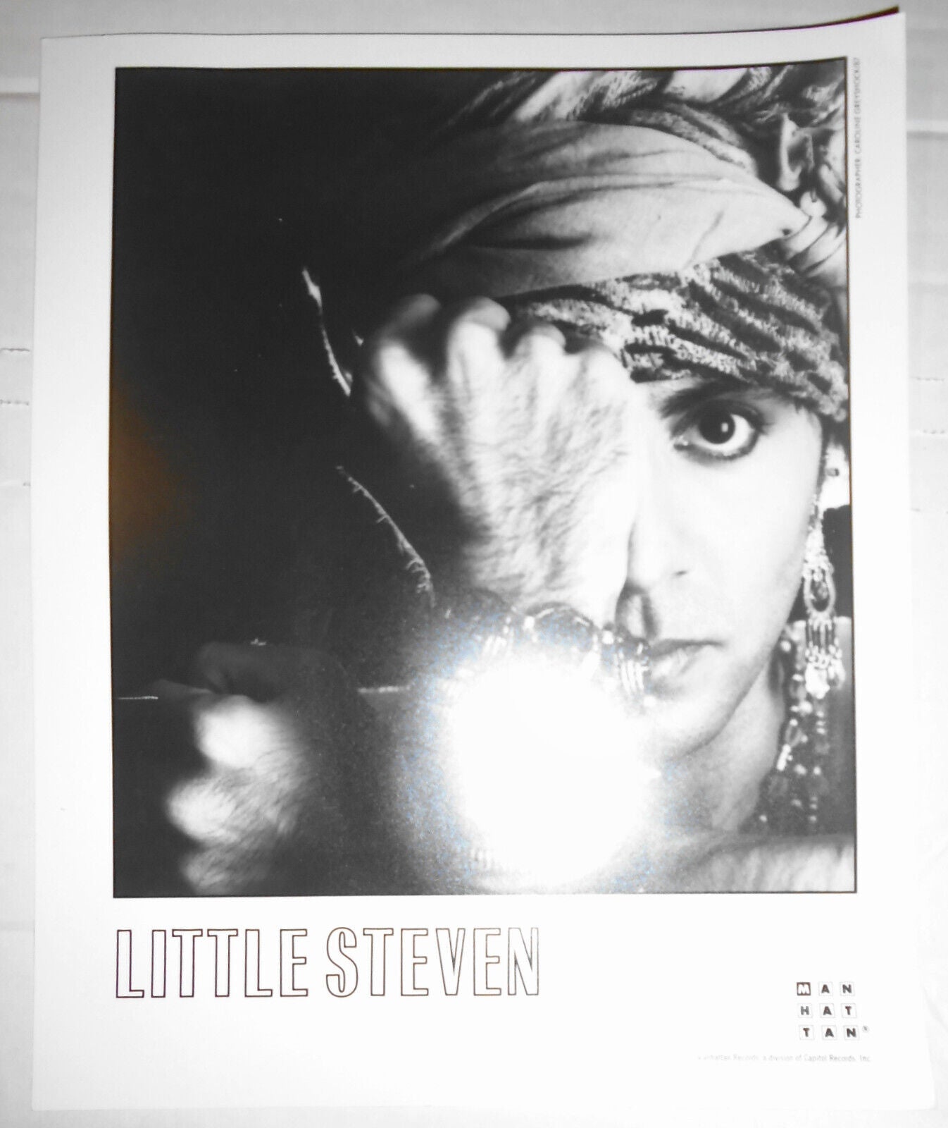 Little Steven [E Street Band] - 2 Press photos lot. 1988-90.