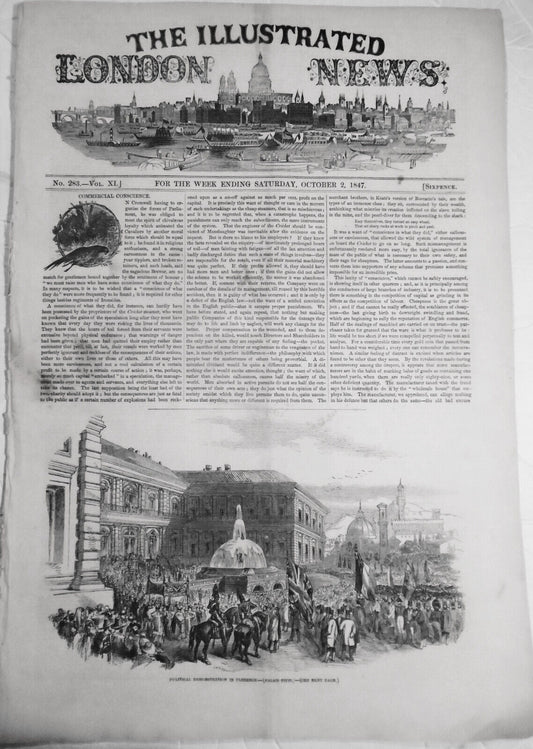Illustrated London News, October 2, 1847 - Original complete issue