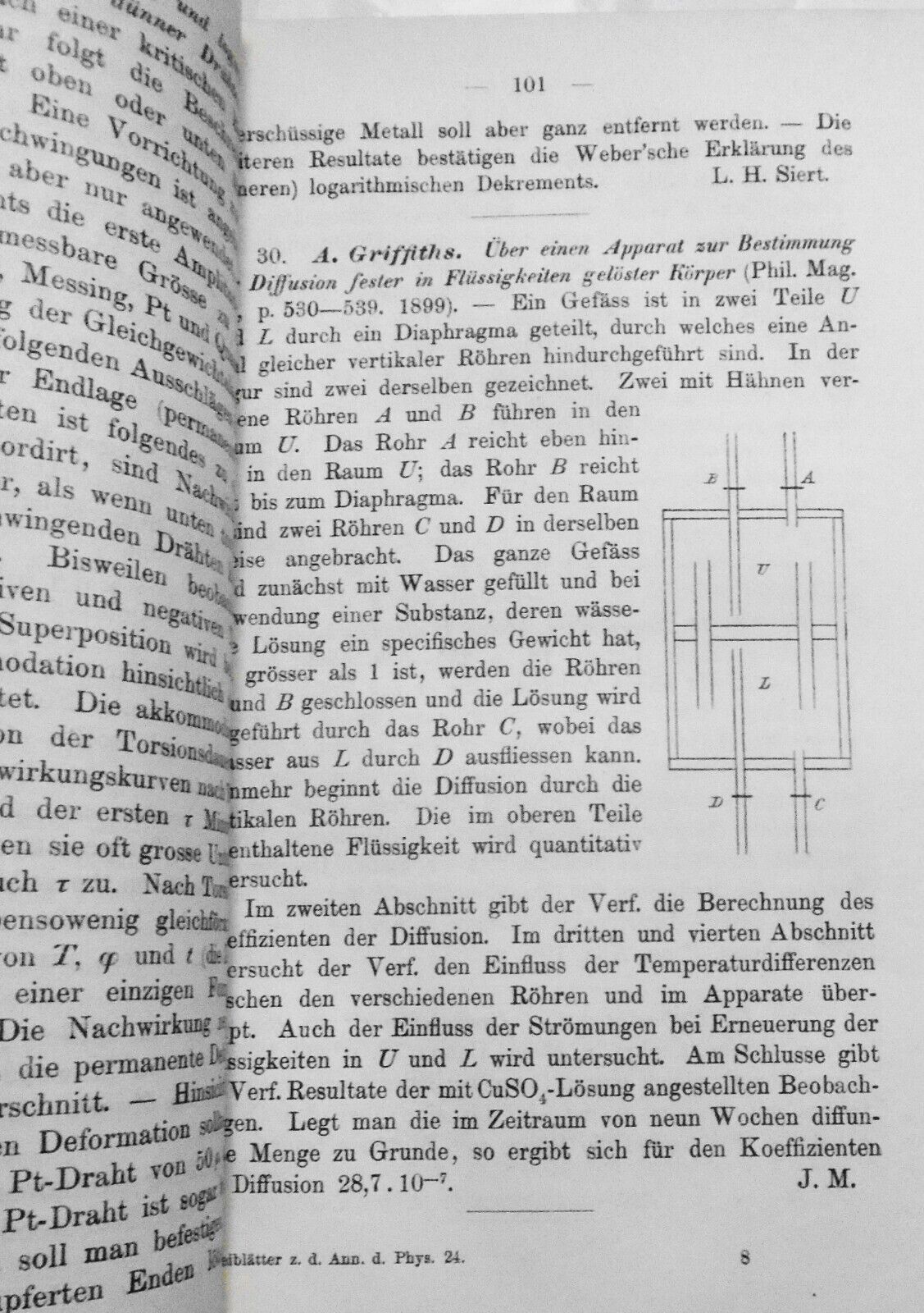 Beiblatter Zu Den Annalen Der Physik, Band 24, 1900. Pierre Curie radium etc