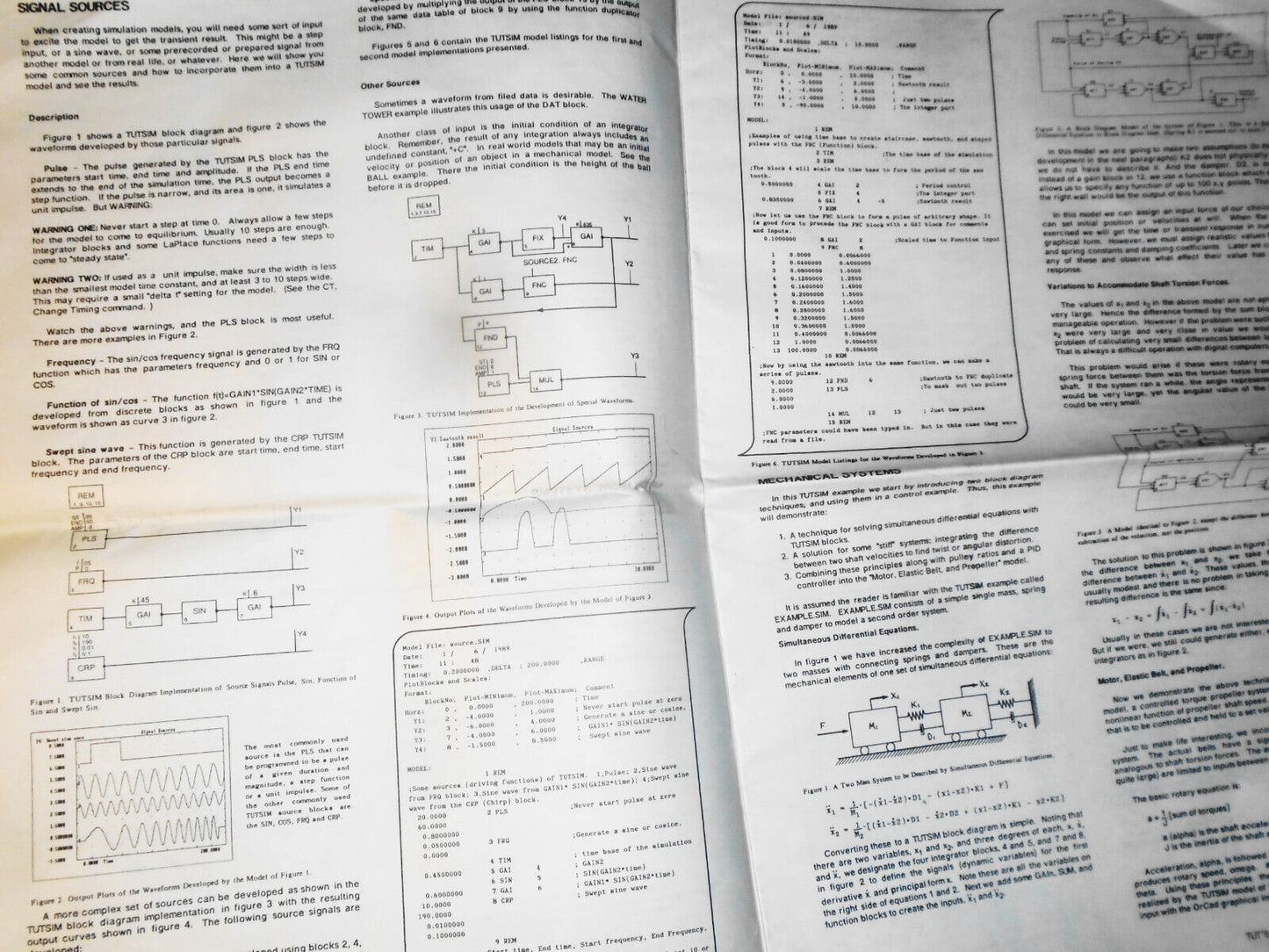 Tut's Blocks, July 1990 - TUTSIM - 1st commercial simulation software for IBM PC