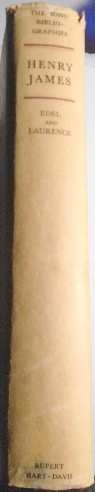 A Bibliography of Henry James by Leon Edel & Dan Laurence 1st edition 1957 HC/DJ