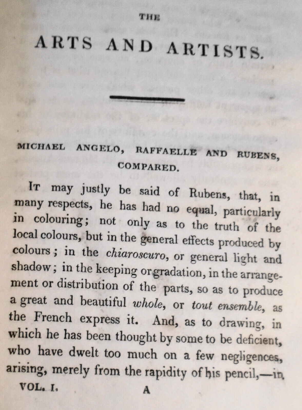 1825 The arts and artists ; or anecdotes & relics, by James Elmes - 3 vols, 1825