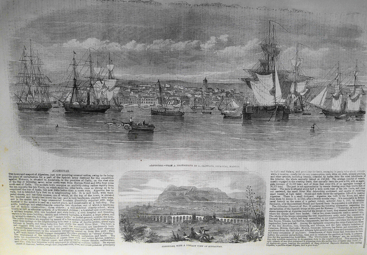 The Illustrated London News, December 3, 1859 - Algesiras, Schiller Festival etc