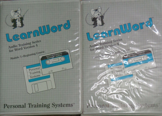 Macintosh LearnWord Audio Training Series for Word Version 4, Modules 1 & 2