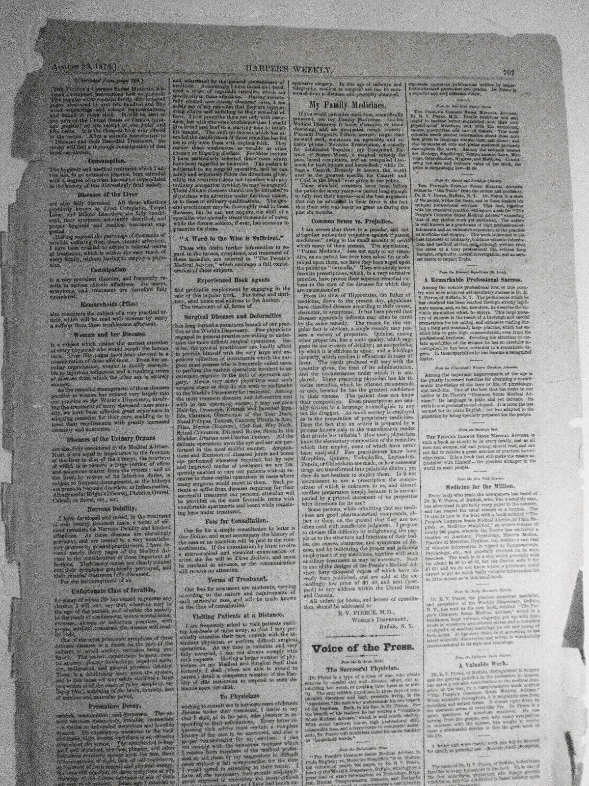 "Comedy of errors" cartoon by Thomas Nast, in Harper's Weekly August 28, 1875