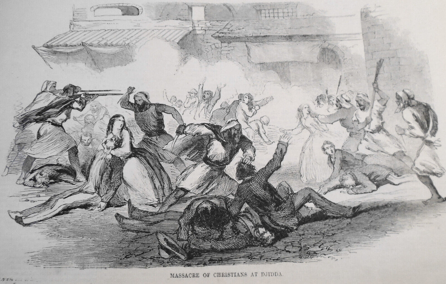 Harper's Weekly, August  7,  1858 - Massacre of Christians; Horse-Tamer,  etc.