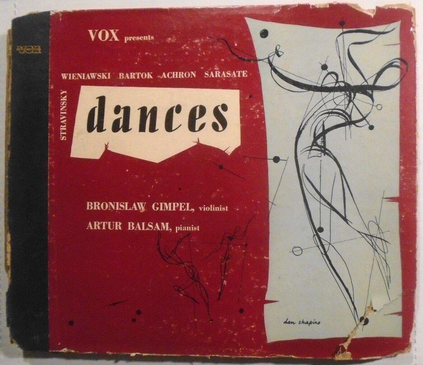 Dances by Bronislaw Gimpel.  1947. Vox 616 - Rare debut album