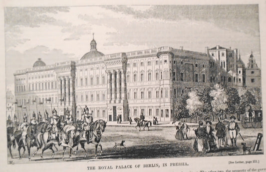 The Royal Palace Of Berlin, In Prussia - 1850's  - Gleason's 1850's