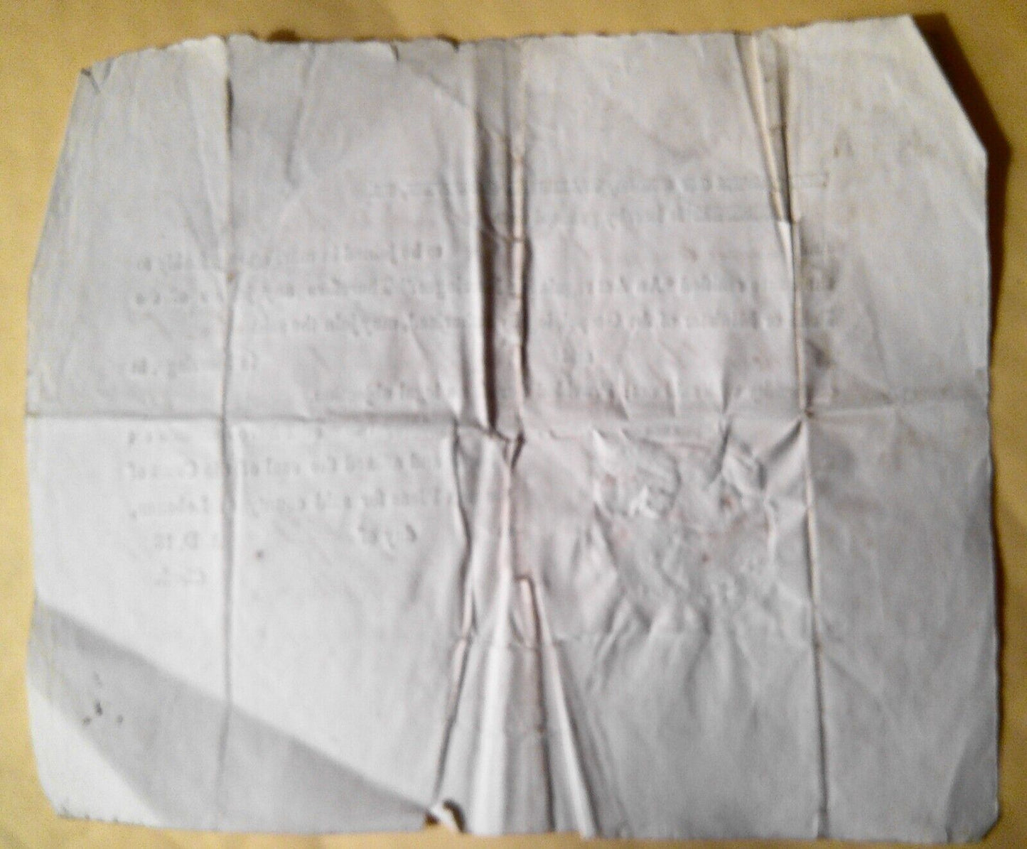 1839 Warren County Ohio original Marriage License, with seal.