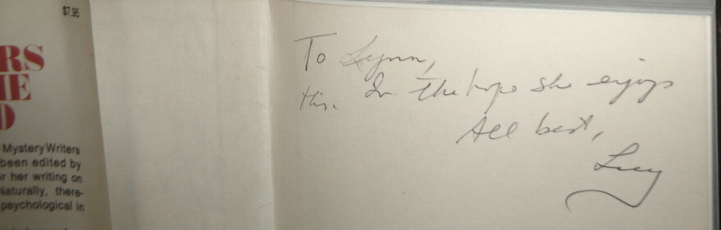 Lucy Freeman - KILLERS OF THE MIND - SIGNED by 7 authors. First Edition 1974
