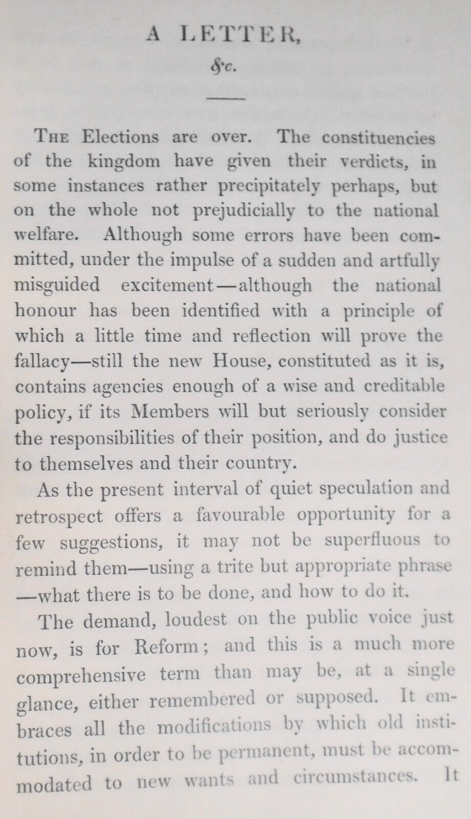 1857 "In" and "out" : or the right men in the wrong place  by a British Commoner