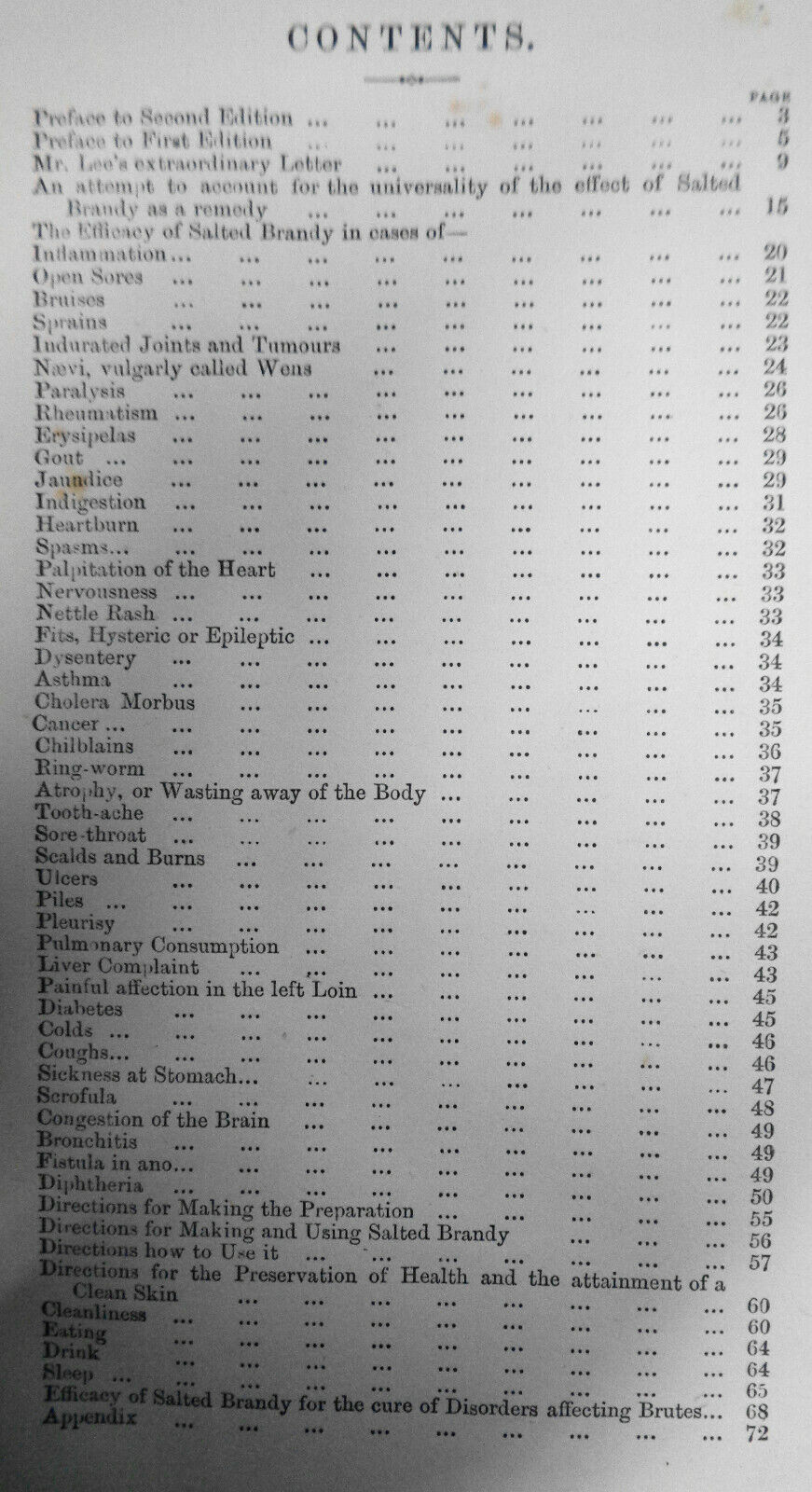 1865 The excellent properties of salted Brandy, as a most efficacious medicine..