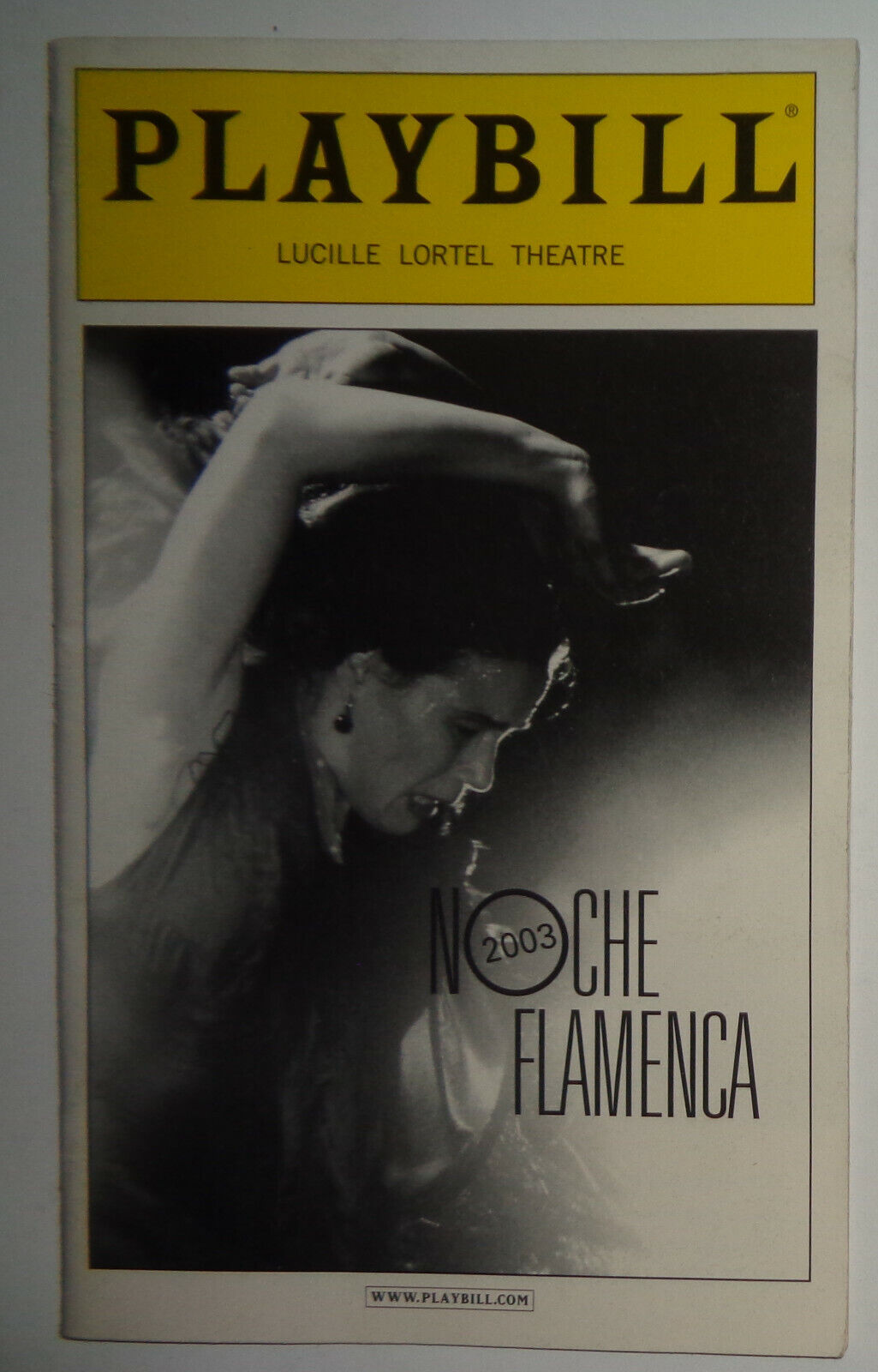 NOCHE FLAMENCA - PLAYBILL - NOV 30, 2003 LUCILLE LORTEL THEATRE, NYC