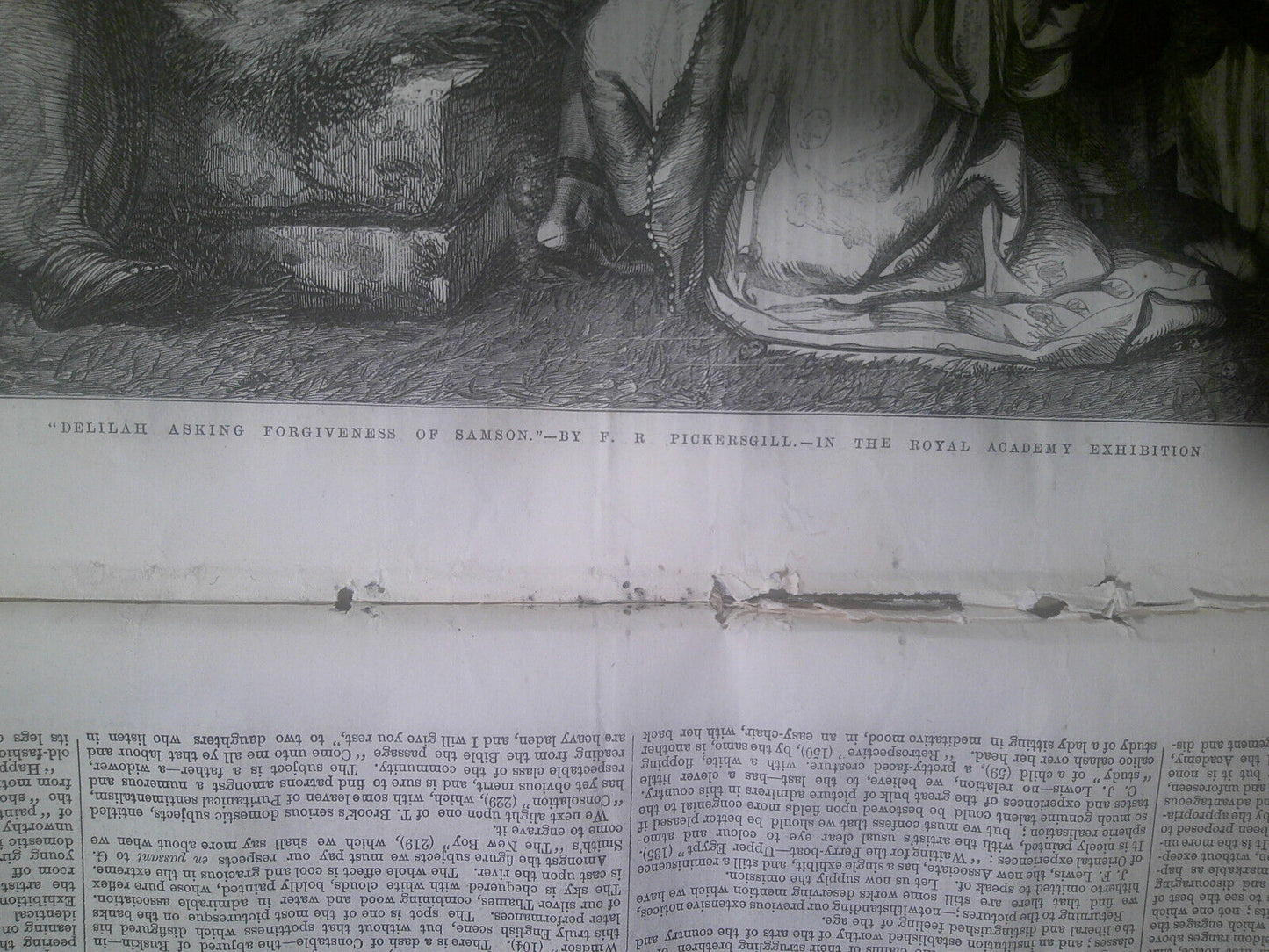 Illustrated London News July 23, 1859. Notre Dame Cathedral Restored. Cattle etc
