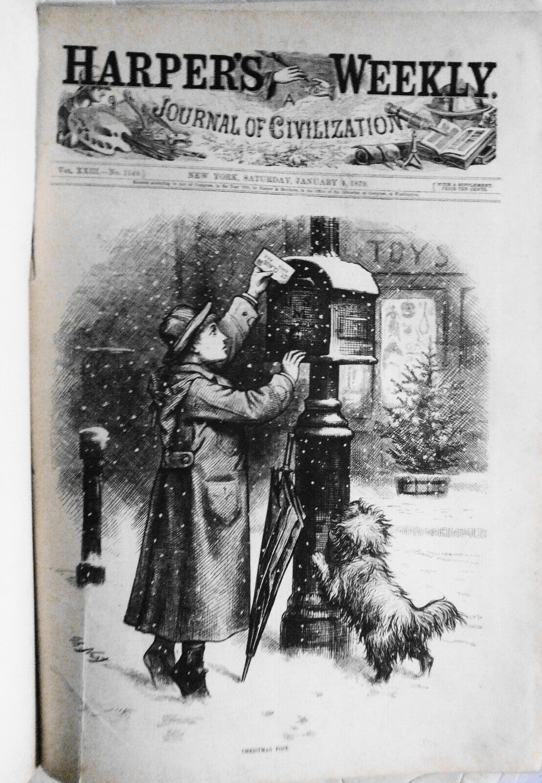 Harper's Weekly, Bound volume January to June, 1879. 1st edition Original issues