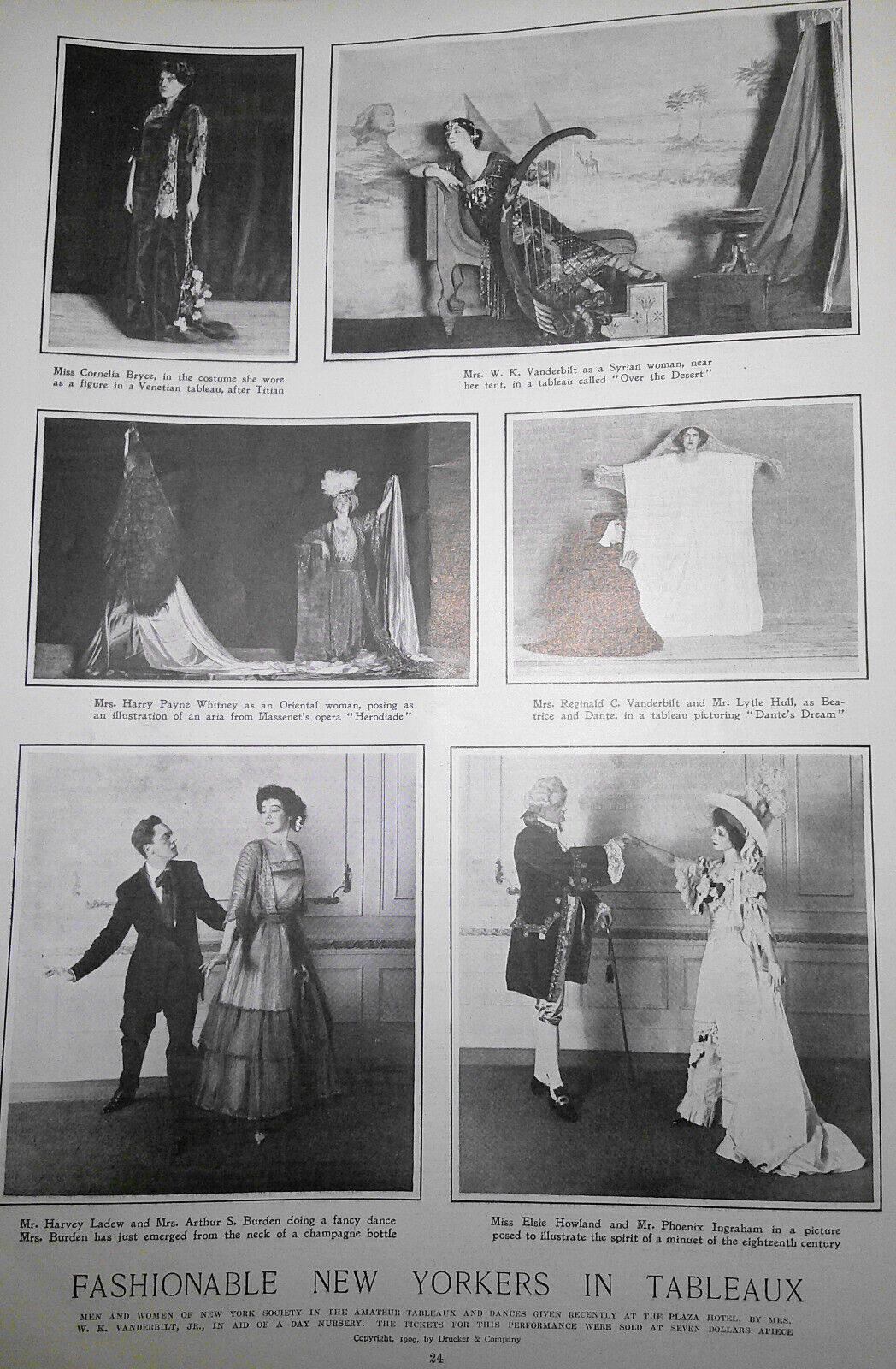 Harper's Weekly April 17,  1909.  The Wright Brothers fly for King Edward; etc