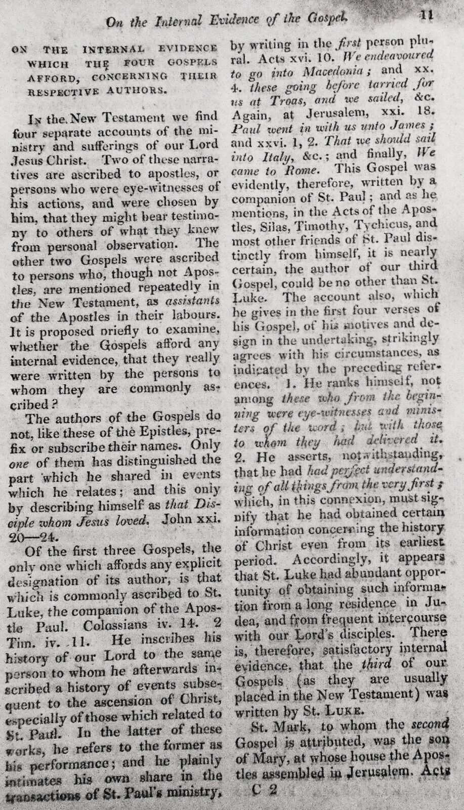 The Christian Magazine, January 1815 - Premiere Issue,  Vol. 1, No. 1. [Ireland]